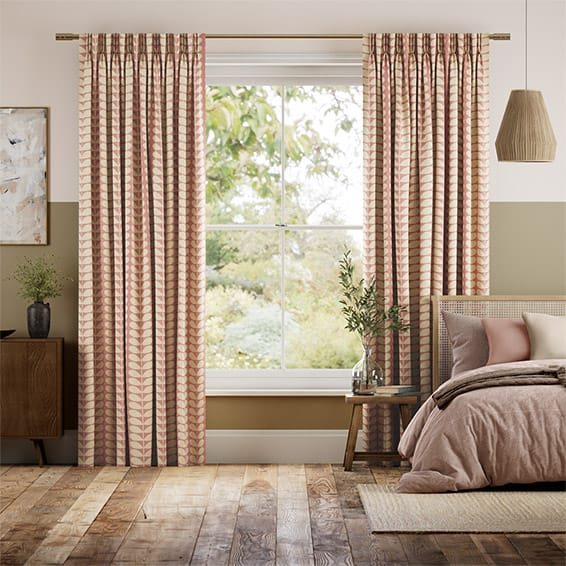 Solid Stem Pink Curtains