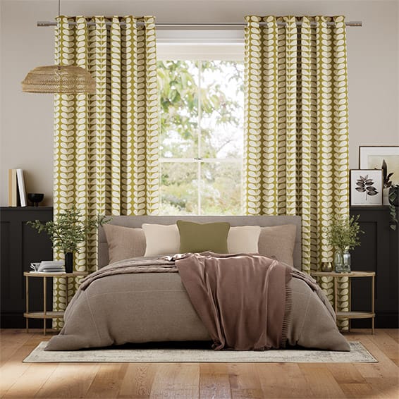 Solid Stem Seagrass Curtains