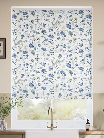 Songbird Blue Roller Blind thumbnail image