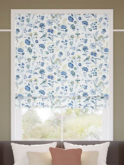 Songbird Blue Roman Blind thumbnail image