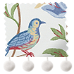 Songbird Pom-Pom Blue & Red swatch image