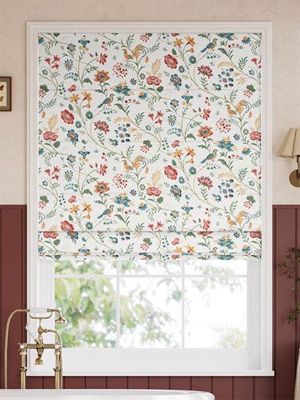 Songbird Teal & Spice Roman Blind thumbnail image