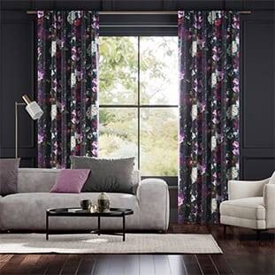 Sophia Velvet Summer Bloom Curtains thumbnail image