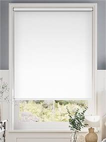 Electric Sorrento Blackout All White Roller Blind thumbnail image