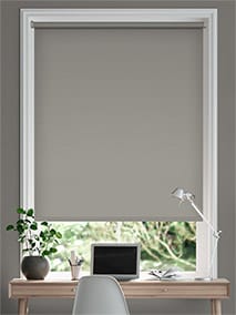 Electric Sorrento Blackout Classic Grey Roller Blind thumbnail image
