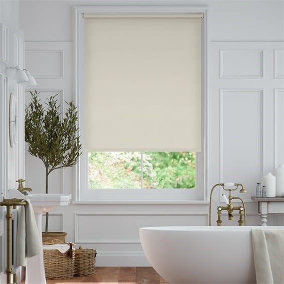 Electric Sorrento Blackout Ecru Roller Blind