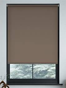 Electric Sorrento Blackout Mocha Roller Blind thumbnail image