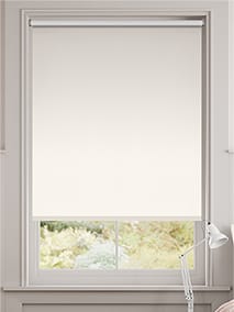 Electric Sorrento Blackout Pearl White Roller Blind thumbnail image