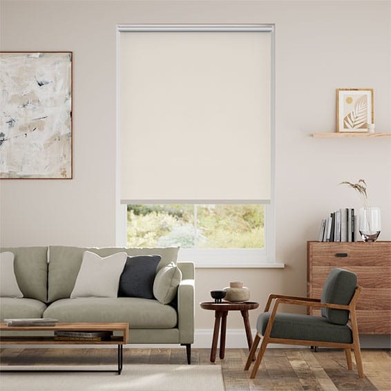 Chromium Thermal Blackout Putty Roller Blind