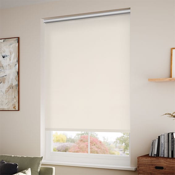 Chromium Thermal Blackout Putty Roller Blind