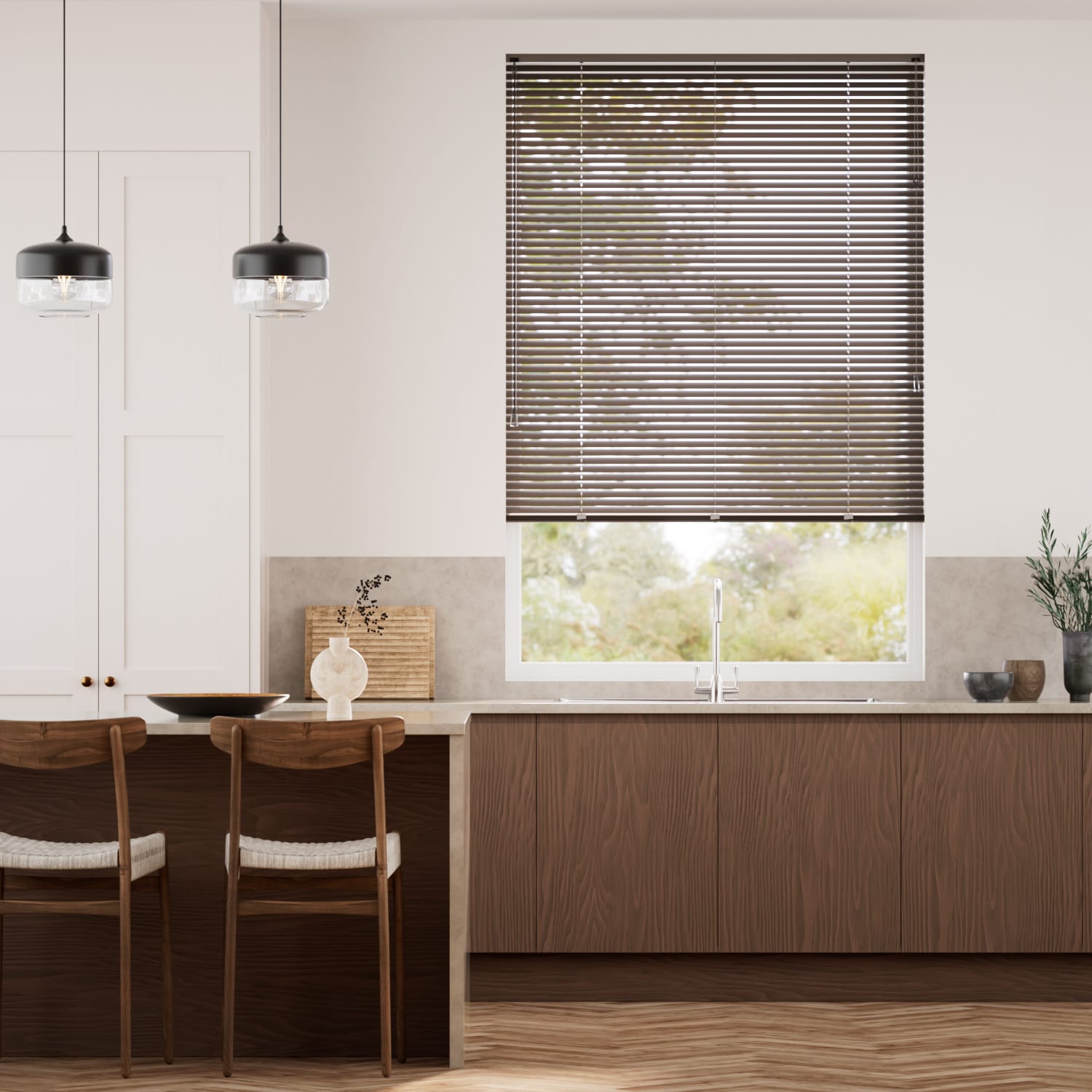 Spirit Light Brown Venetian Blind - 25mm Slat