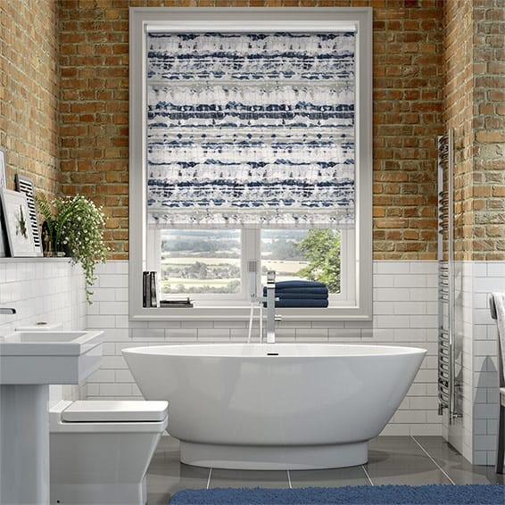 Splash Blackout Aguas Splash Blue Roller Blind