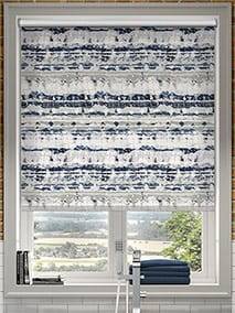 Splash Blackout Aguas Splash Blue Roller Blind thumbnail image