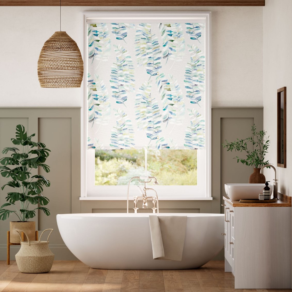 Splash Blackout Azolla Capri Roller Blind