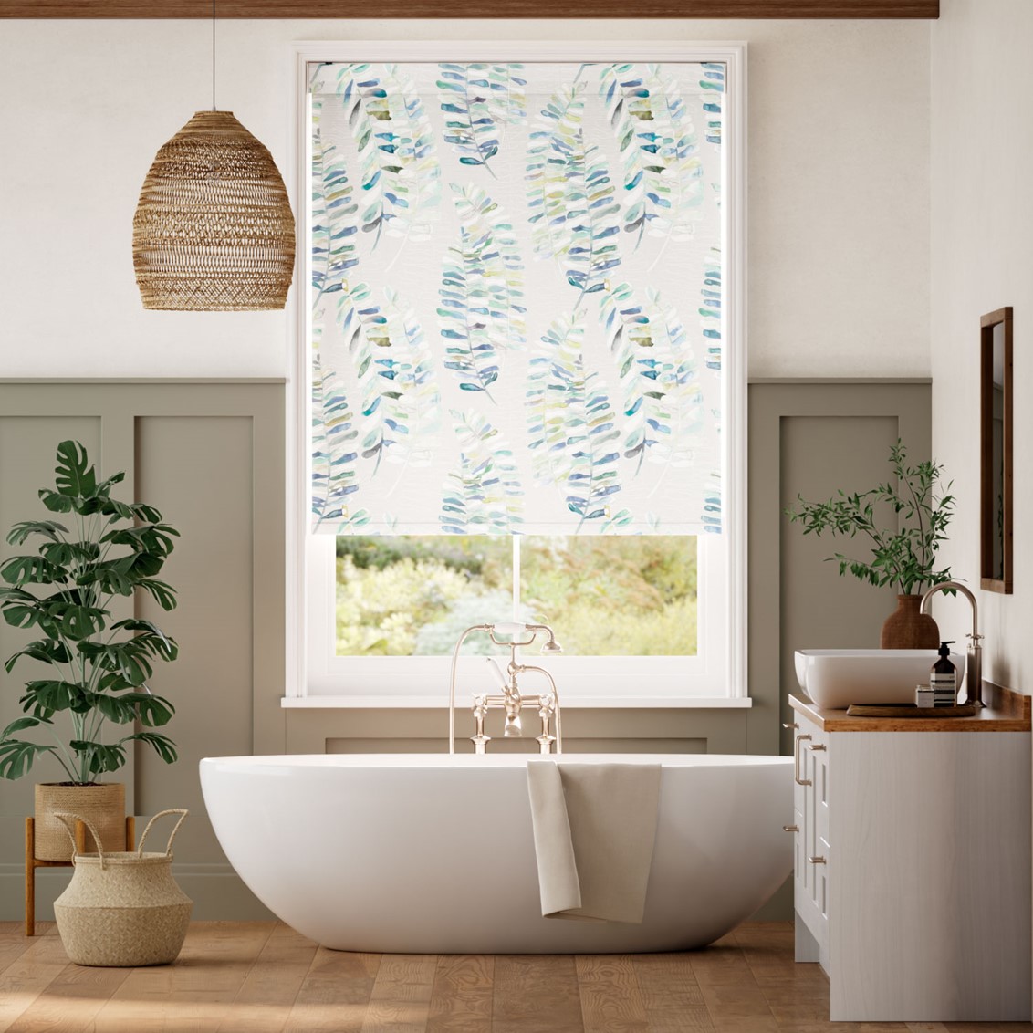 Splash Blackout Azolla Capri Roller Blind