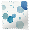 Twist2Go Splash Blackout Bubbles Blue Roller Blind swatch image