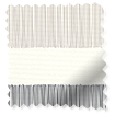 Splash Blackout Cardigan Stripe Stone Roller Blind sample image