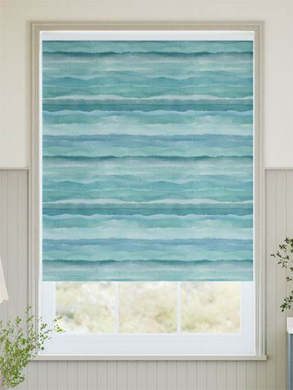 Splash Blackout Drift Aqua Roller Blind thumbnail image