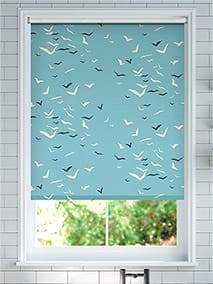 Twist2Go Splash Blackout Flight Powder Blue Roller Blind thumbnail image