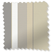 Twist2Go Splash Blackout Hampton Stripe Naturale Roller Blind swatch image