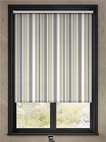 Twist2Go Splash Blackout Hampton Stripe Naturale Roller Blind thumbnail image