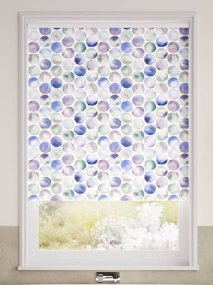 Splash Blackout Kiribati Violet Roller Blind thumbnail image