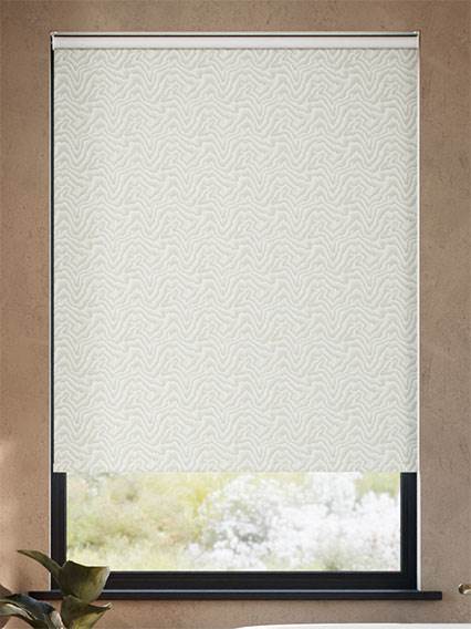 Splash Blackout Malachite Linen Roller Blind thumbnail image