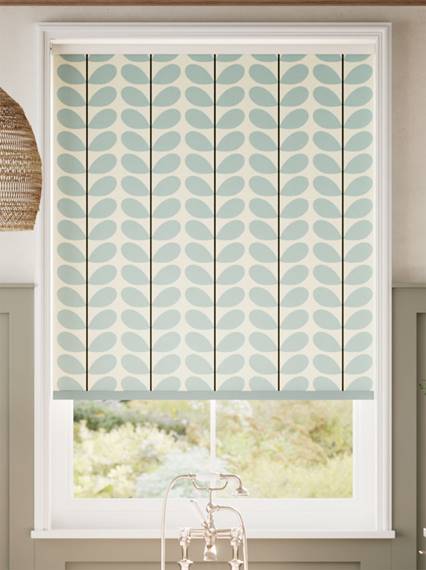 Splash Blackout Two Colour Stem Powder Blue Roller Blind thumbnail image