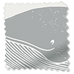 Twist2Go Splash Blackout Kids Whale of a Time Slate Roller Blind swatch image