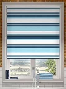 Splash Blackout Letterbox Blue Roller Blind thumbnail image