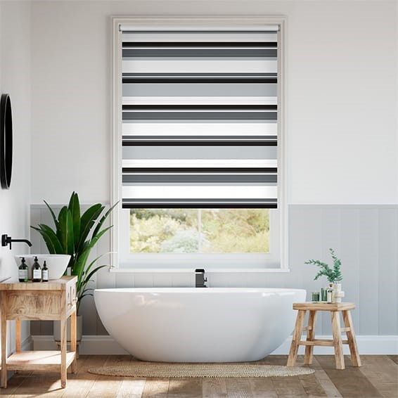 Splash Blackout Letterbox Noir Roller Blind