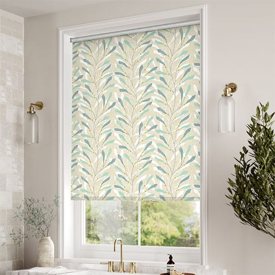 Splash Blackout Ocean Sea Kelp Lake Roller Blind