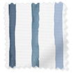 Twist2Go Splash Blackout Suki Stripe Frost Roller Blind swatch image