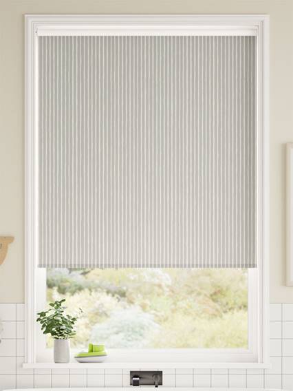 Twist2Go Splash Blackout Suki Stripe Grey Roller Blind thumbnail image