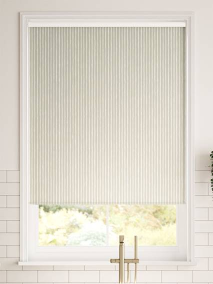 Splash Blackout Suki Stripe Stone Roller Blind thumbnail image