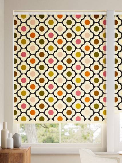 Spot Flower Red Multi Roller Blind thumbnail image