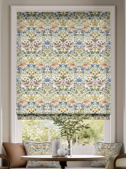 William Morris Strawberry Thief Natural Roman Blind thumbnail image