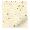 Star Gazing Cream & Gold Roman Blind swatch image