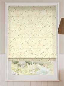 Star Gazing Cream & Gold Roman Blind thumbnail image