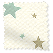 Starry Skies Duck Egg Curtains swatch image