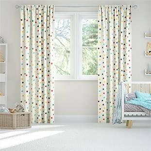 Starry Skies Multi Brights Curtains thumbnail image