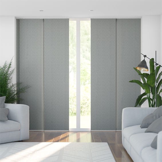 Static Pebble Grey Panel Blind