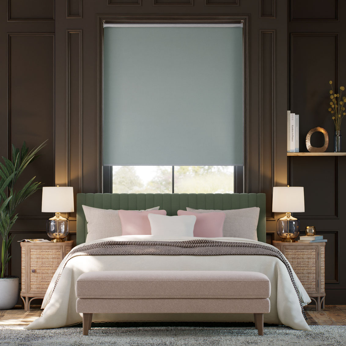 Sterling Thermal Blackout Grey Roller Blind