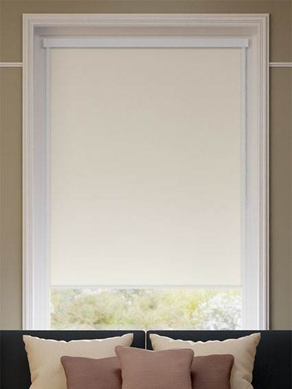 Stick On Sevilla Blackout Cottage Cream Stick On Blackout Roller Blind thumbnail image