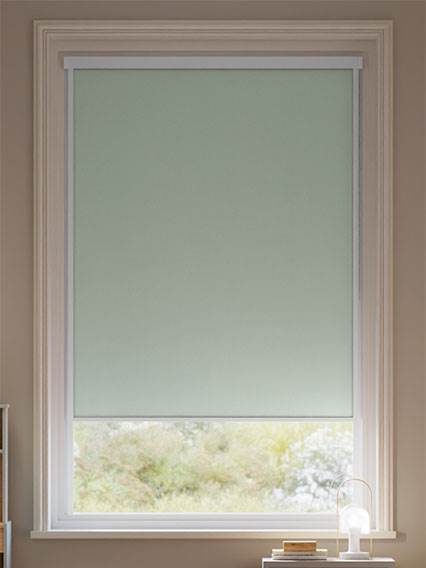 Stick On Sevilla Blackout Pistachio Stick On Blackout Roller Blind thumbnail image