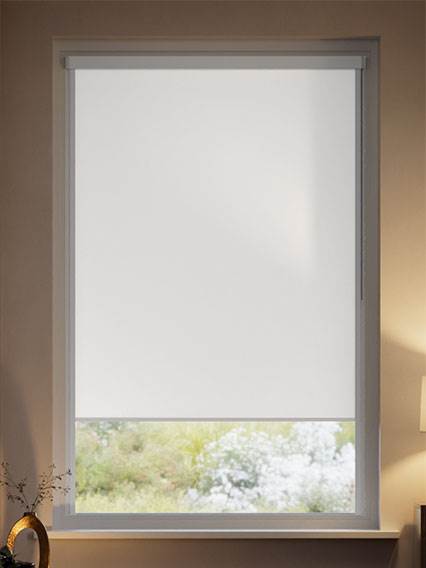 Stick On Toledo Blackout Crisp White Stick On Blackout Roller Blind thumbnail image