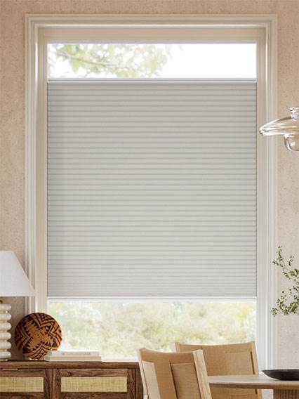 Stick On DuoLight Grey Wash Stick On Pleated Blind thumbnail image