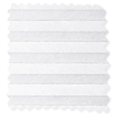 Stick On DuoLight Powder White Pleated Blind sample image