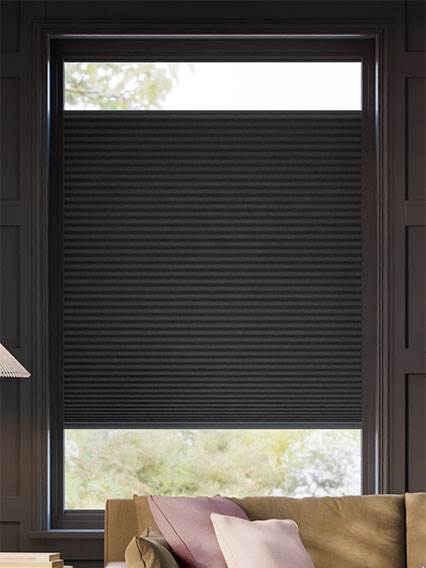 Stick On DuoShade Anchor Grey Stick On Pleated Blind thumbnail image