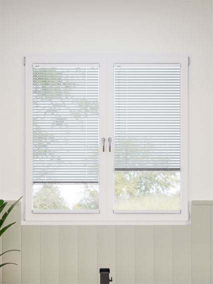 Stick On Essence Silver Grey Stick On Venetian Blind thumbnail image